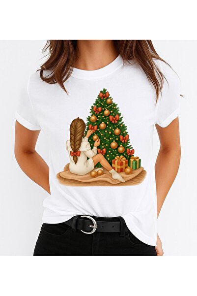 OEM 100% Cotton T-Shirt Christmas Tree 2