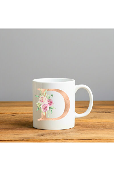 Dekor Letter D Printed-Gift Ceramic Mug