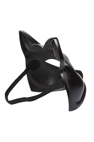 HarmonyAura Black Color Luxury Cat Mask 12X13 cm