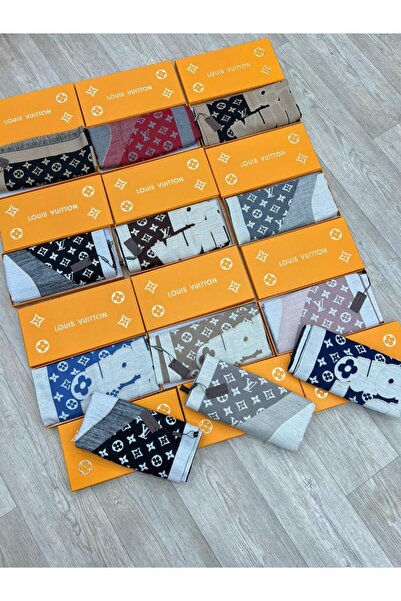 STAYILK DRESSES شال شتوي فاخر مستوحى من ماركة Louis Vuitton