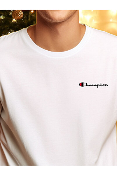 Free Tarz Λευκό μπλουζάκι Champion με τύπωμα