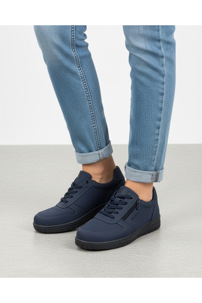 rocassi Γυναικεία παπούτσια Nubuck Γνήσιο Δέρμα Navy Blue