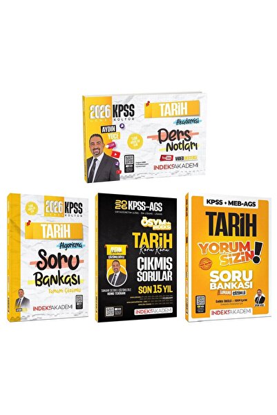 İndeks Akademi 2026 KPSS Tarih Kazandıran Set - Aydın Yüce Yayıncılık
