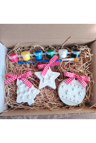 OEM Creative plaster set - 3 Christmas ornaments