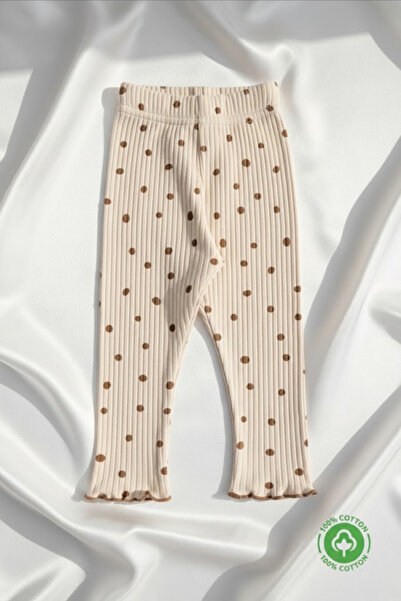 ÇİTİL 2-Pack Combed Cotton Corded Fabric Baby Tights 100% Cotton