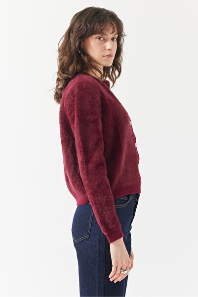 PAULMARK Women's Crew Neck Knitwear Cardigan