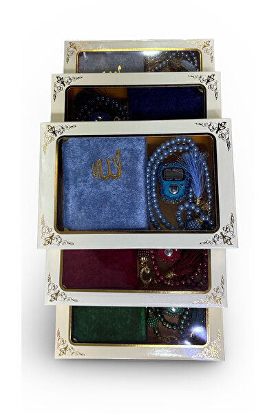 Muensu 5 Adet Büyük Boy Lüks Zikirmatik, Tesbih, Yasin Seti, Hac Umre Malzeme...