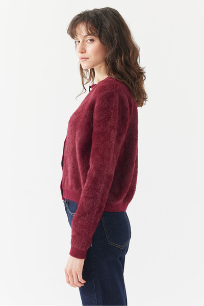 PAULMARK Women's Crew Neck Knitwear Cardigan