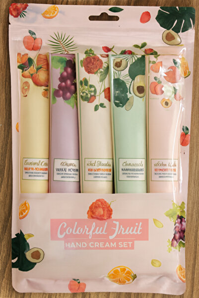 SİBELA BEAUTY GÜZEL GÖRMEK GÜZEL DÜŞÜNDÜRÜR Meyve Özlü El Kremi 5li Set, 5 Ad...
