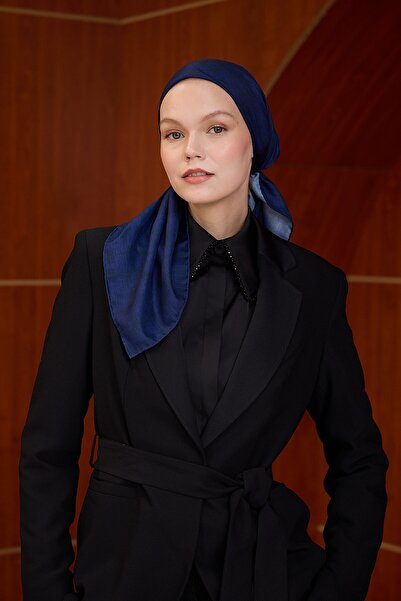 İpekhan Winter Bloom Soft Scarf Bitter Brown