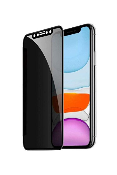 no markte Privacy Anti-Spy Screen Protector for iPhone 11 - Black