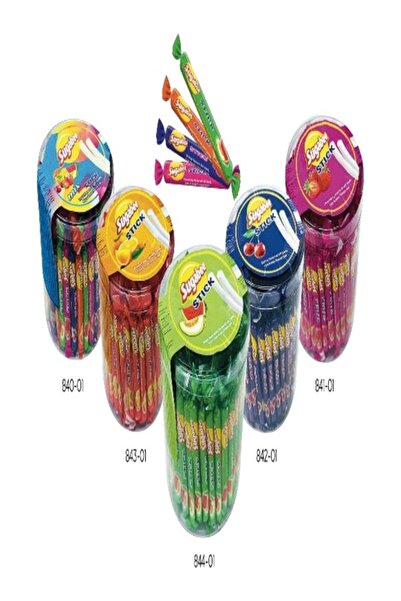 SUGABEE حلوى فروتكس ستيك 120 قطعة