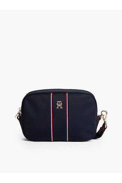 Tommy Hilfiger Popette Camera Corporate Women's Blue Bag Aw0Aw177100Gy