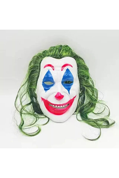 HarmonyAura Joaquin Phoenix Joker Mask with Green Hair
