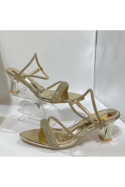 JOJO Women's sandal with a wide stone strap at the front, a stone strap at the side, and a butterfly-shaped bow.