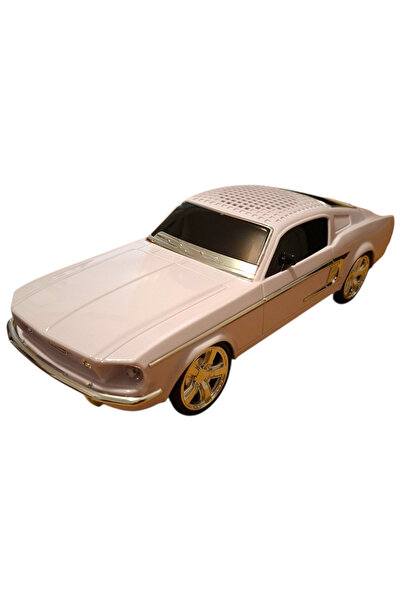 Vision XXI Car Ford Mustang 1967 Fastback, FM Radio, 10W Speaker, USB Cable, Bluetooth Wireless, 25 cm, blue