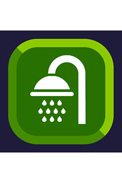 TELLGRAF Shower Direction Sticker Set (10X10 cm 10 Pieces)
