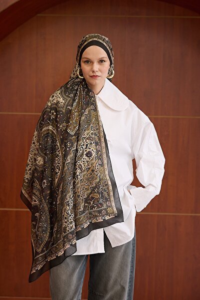 İpekhan Winter Bloom Soft Shawl