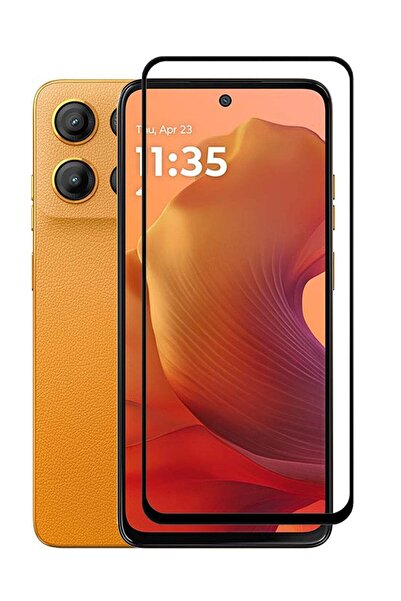 Generic Tempered Glass Screen Protector for Motorola Moto G15 - Black