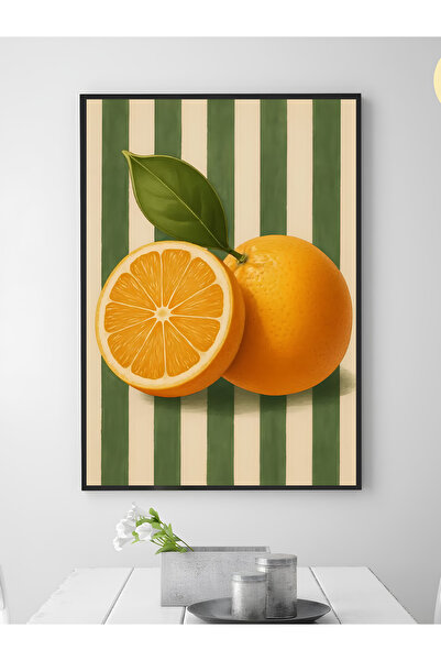 ARTCASTLE Ξύλινο πλαίσιο με μονόπλακο πίνακα ORANGE ART