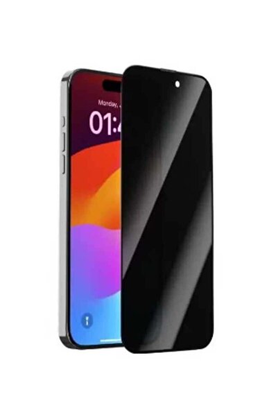 no markte واقي شاشة iPhone 16 Pro كامل الخصوصية مضاد لبصمات الأصابع (مع علاما...