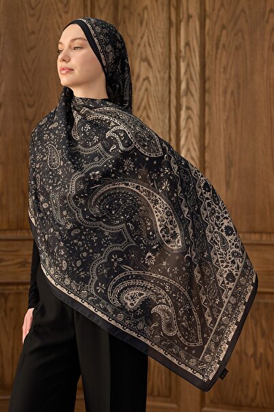 İpekhan Winter Bloom Soft Shawl