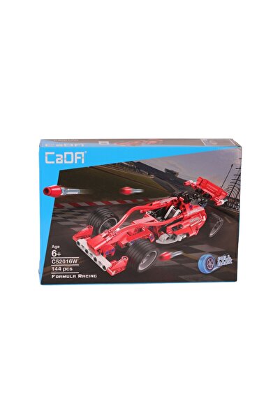 lowell home C52016W Racing Car Pull and Drop 144 Pieces Block Toy