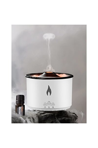 OEM Difuzor Vulcano V19, aromatherapy diffuser, portable, USB, 350 ml, 2 modes, Smart Mist, White