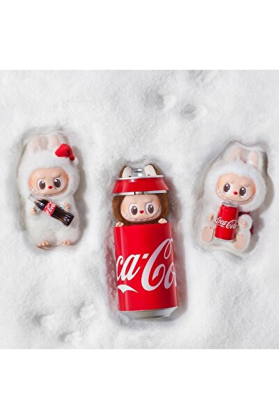 OEM Figurina LABUBU Monsters COCA-COLA, PVC, 18*7*7CM, red