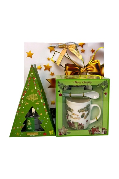 velve Pachet Christmas Delight,odorizant de camera,cana ceramica, farfurie si...