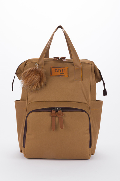 L&M LEGAS MODA Mother Baby Care Backpack with Thermal Bottle Holder and Stroller Gift