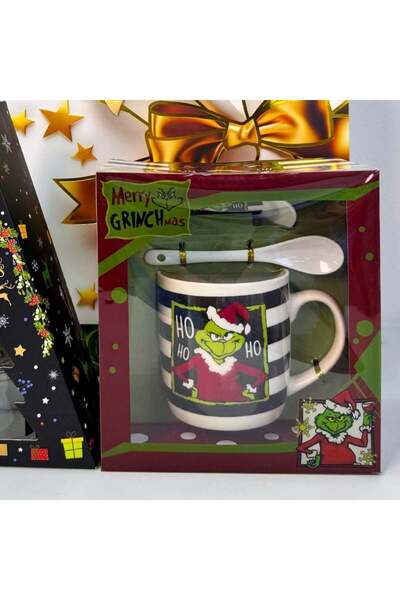 velve Christmas Delight package, with room freshener and ceramic mug, saucer and teaspoon set