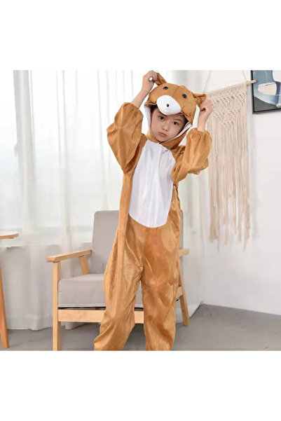 Toybox Bear Costume, Kids Animal Costumes Boys Girls Fancy Dress Outfit Cosplay, Size XL(8-10 Years)