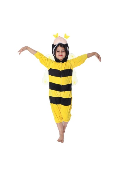 Toybox Honey Bee Costume, Kids Animal Costumes Boys Girls Fancy Dress Outfit Cosplay, Size S(1-3 Years)