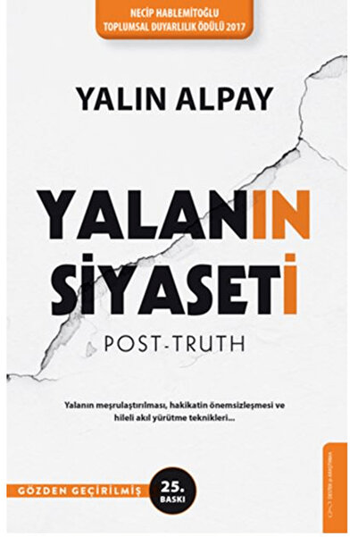 Destek Yayınları Yalanın Siyaseti / Yalın Alpay / / 9786255799524