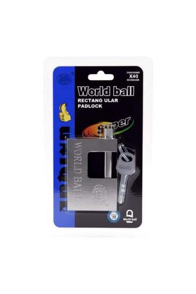 Meven Set Beauty World Bull Metal Security Padlock - 70 mm