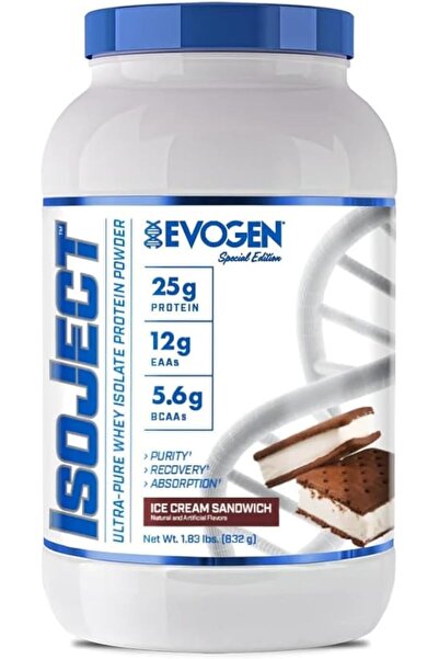 EVOGEN بروتين مصل اللبن المعزول الفاخر من إيزوجيكت - ساندويتش الآيس كريم، ٣٣ حصة