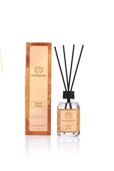 Fragrasse - Luxury Aroma Diffuser, Tropical Amber Scent, 100 ml