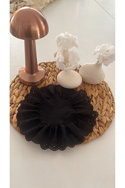 NURGİTA HOME Fisto Ленена салфетка с ресни за коктейли и кафе (2 броя)