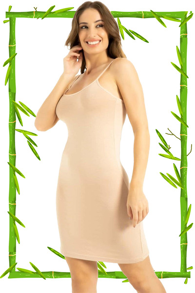 HRN Textile Καλσόν με λουράκια από μπαμπού (Q-En 302)