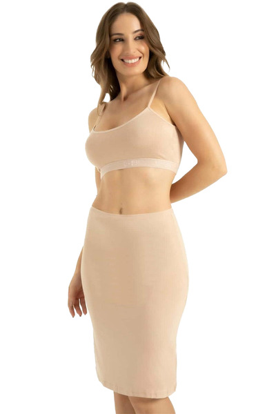 HRN Textile Μίντι φούστα από μπαμπού (Q-En 300)