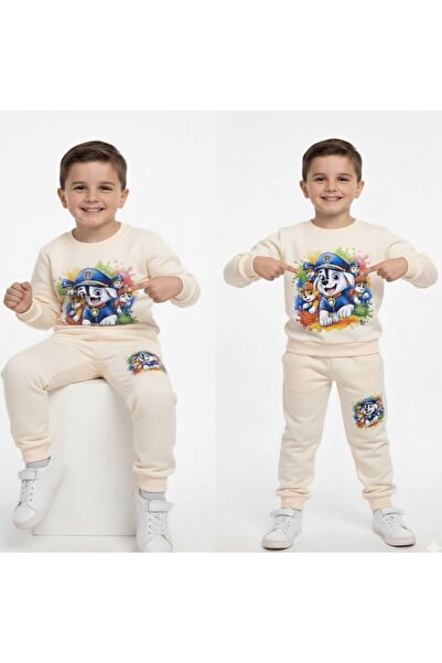 KOKOŞ BEBEK Paw Petrl Boys' Tracksuit Set - Age 2/8 - 31560