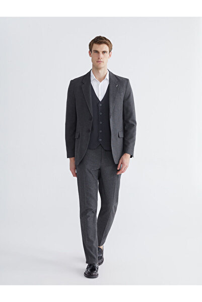 LC Waikiki Southblue Standard Fit Plaid Men's Pants