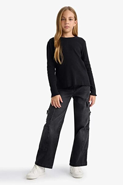 DeFacto B2387A8 Girl's Long Sleeve Bodysuit