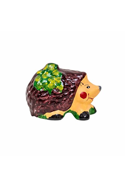 Z-Tools Decorațiune de grădină, ceramică, model simplu cu arici, înălțime 12c...