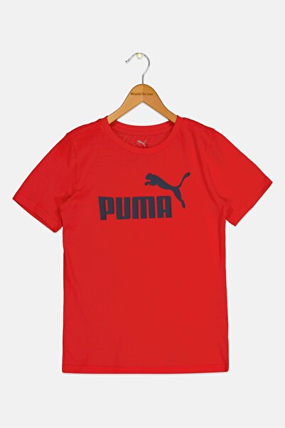 Puma Kids Boy Sportswear Fit Short Sleeve Outdoor T-shirt, Red