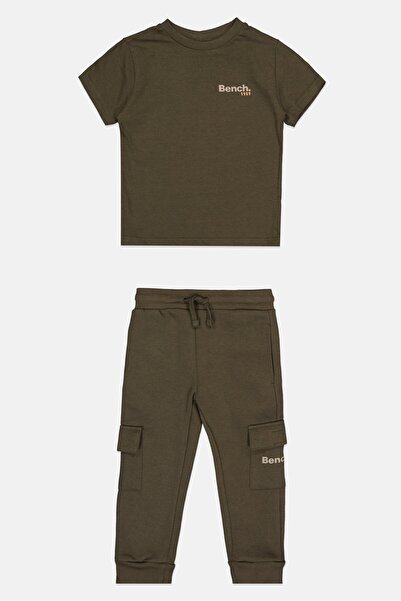 BENCH Kids Boy 4 Pieces Graphic Print Top And Bottom Set, Multicolor