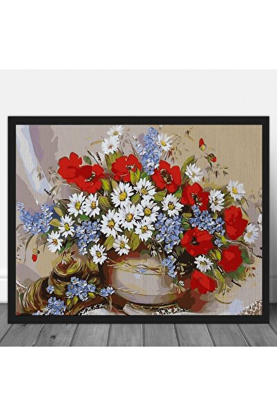Pictorul Fericit Classic Flowers Screen - Pictură pe numere