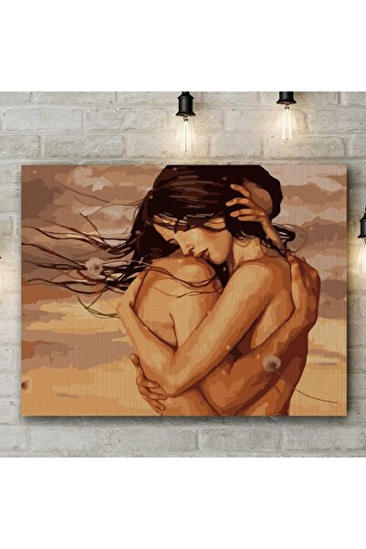 Pictorul Fericit Tender hug - Pictură pe numere