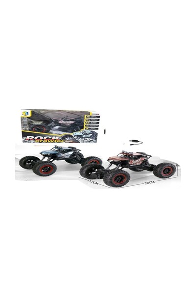 Toysea 1:14 Rock Crawler RC Car with Rechargeable Battery, USB Charging, 4WD Off-Road Remote Control Truck
